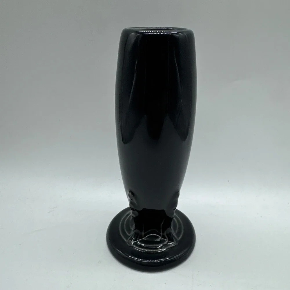 Fiesta Bud Vase Slate Gray Retired Ceramic 6 Inch Flower Vase